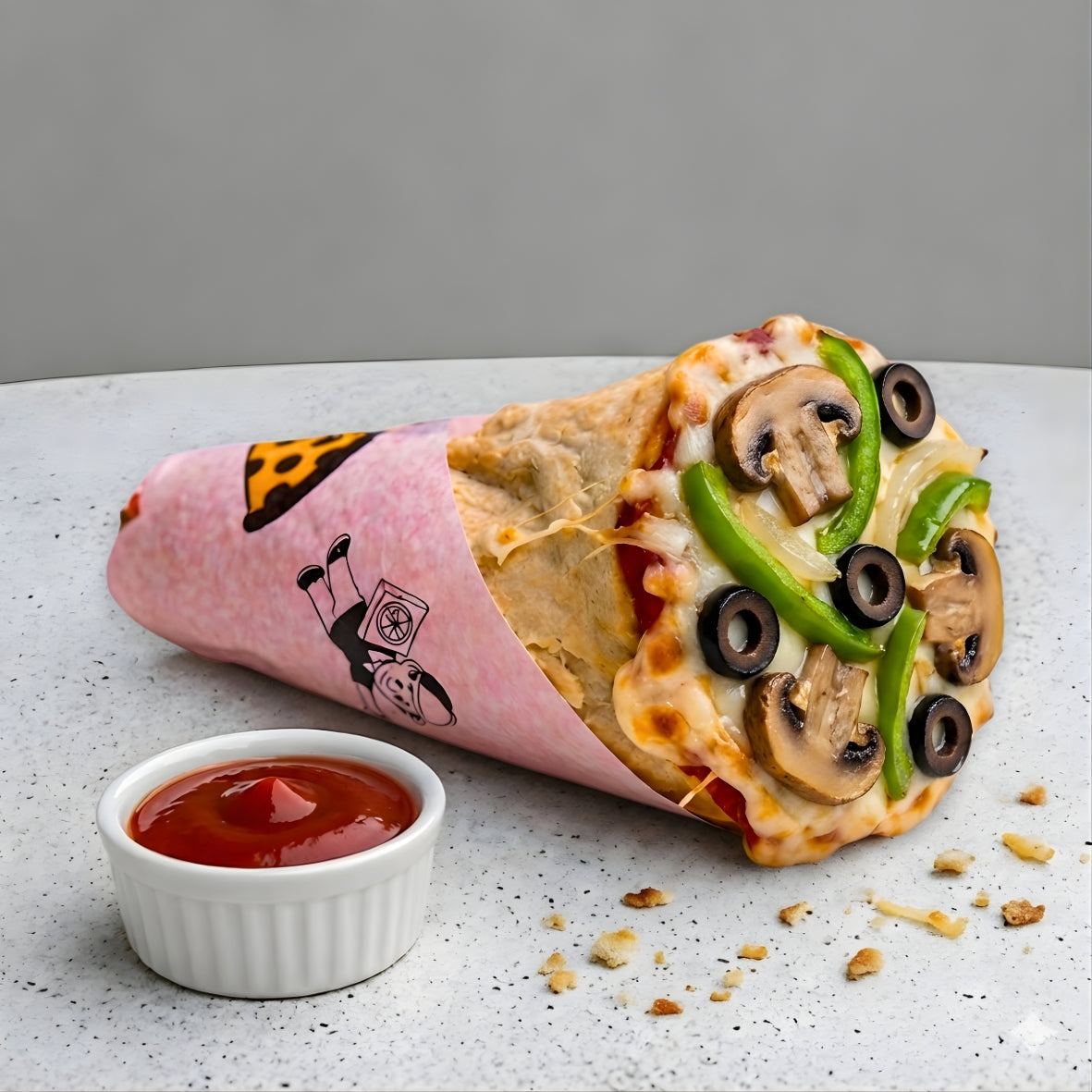 Cono Pizza Veggie Pop